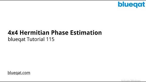 Chapter_115 4x4 Hermitian Phase Estimation