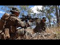 U S Marines training in the Mount Bunday area of Australia with Fox Company, 2nd Battalion