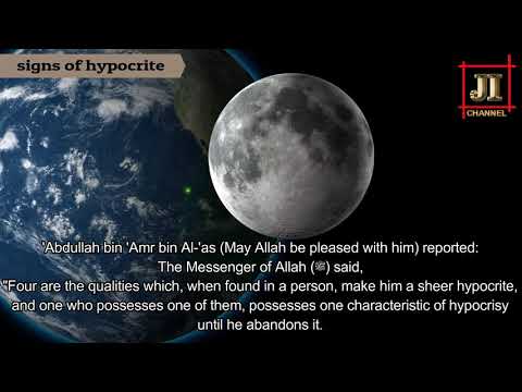 Signs Of A Hypocrite .... #IslamicLectures #Hypocrite #Hypocrisy