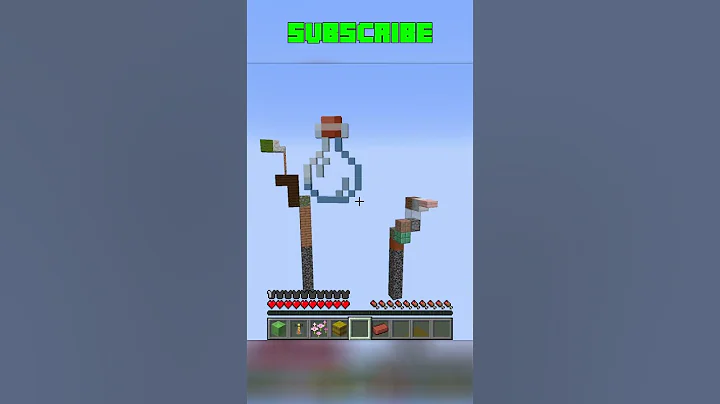 The Power Of The Potion Of Slow Falling | Minecraft Pillars of Fortune on Cubecraft [#031] #shorts