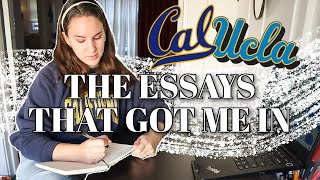 How I Wrote the Essays that Got me Into UC Berkeley & UCLA | UC PIQ Formula & College Essay Advice