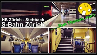 Inside Swiss Train S-Bahn Action Zürich Hb Nach Stettbach S3 Re 450 Inside Thomas1980