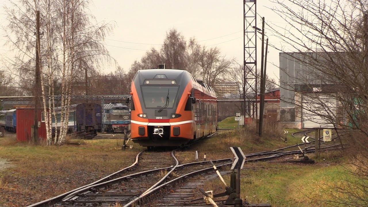 Штадлерский поезд первый раз в депо Таллин-Вяйке / Stadler train first time in Tallinn-Väike depot