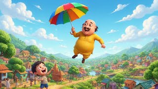 The Little Elephant’s Magical Flying Umbrella ☂️🐘 | Funny Cartoon Story for Kids | Kids Adventure