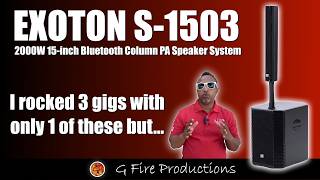 EXOTON S-1503 | 1 Speaker for a Corporate Event and 2 Weddings???