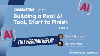 Building a Real AI Tool, Start to Finish: Part 2 | Webinar | SDM
