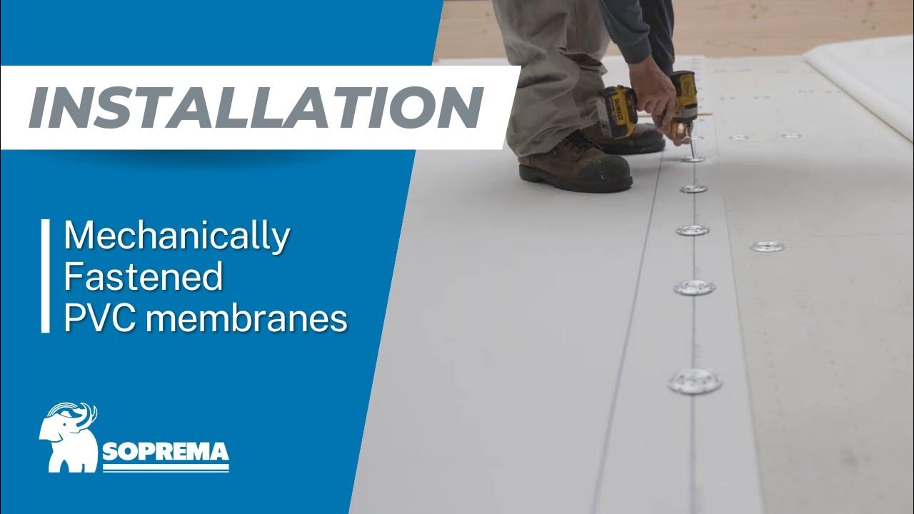 how-to-install-mechanically-fastened-pvc-membranes-youtube