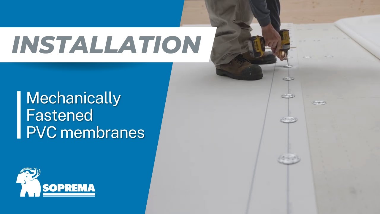 How To Install Mechanically Fastened PVC Membranes YouTube How To Install Mechanically Fastened PVC Membranes YouTube