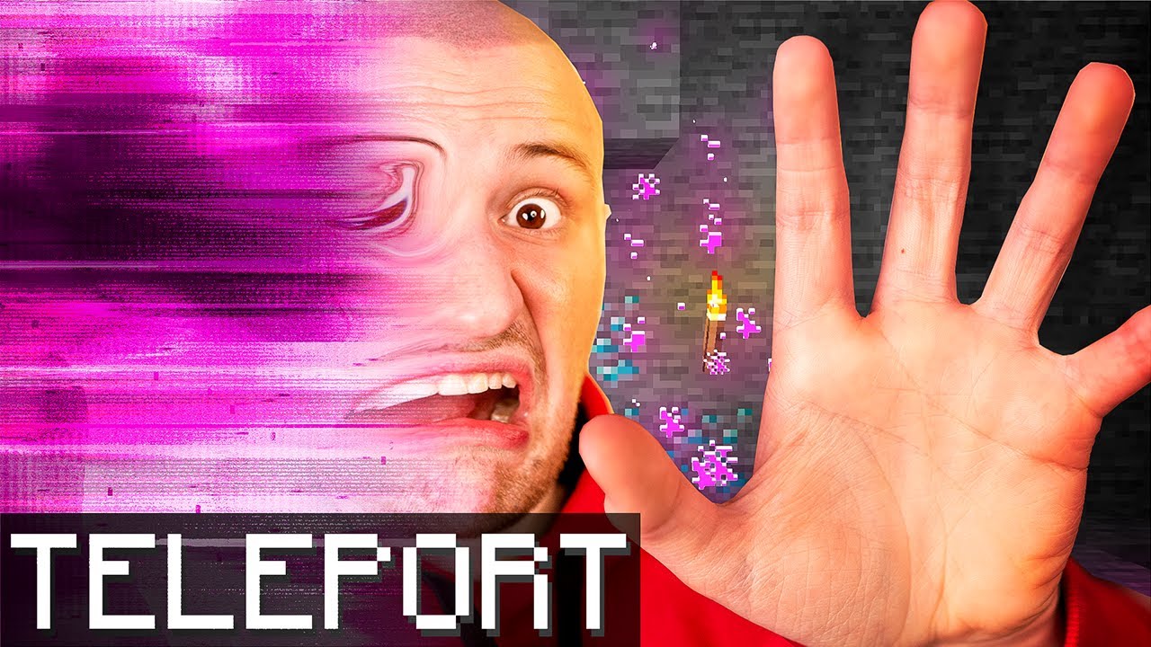 MINECRAFT TELEPORT UNFALL!