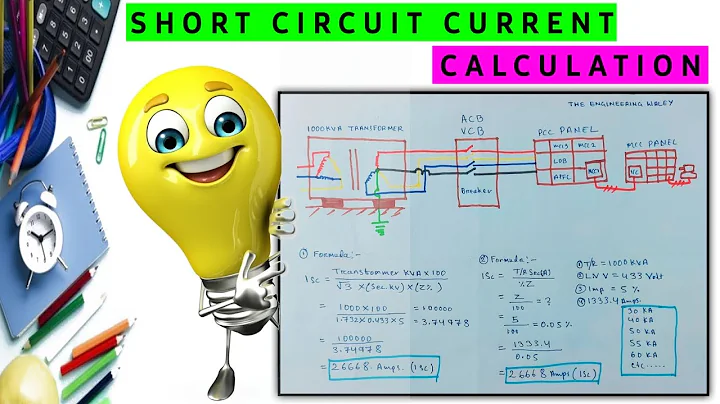 ✅️Short Circuit Current Calculation | How To calculate Short Circuit Current | Easy Formula