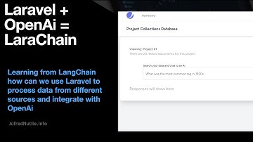 Laravel + OpenAI + VectorDB = LaraChain PT 1 of 4