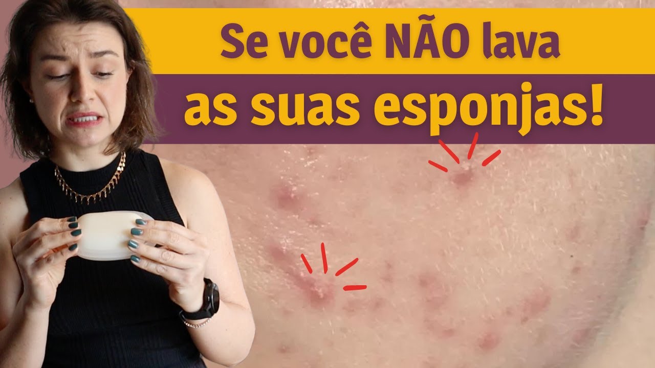 Como lavar as esponjas e os pincéis de maquiagem