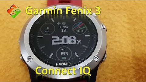 Garmin Fenix 3 - Using Connect IQ