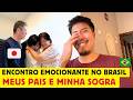 Encontro emocionante entre meu pais japoneses e minha sogra brasileira