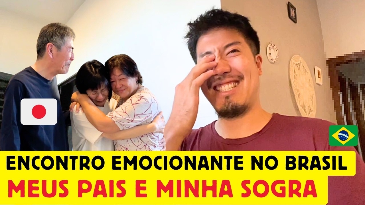 Encontro emocionante entre meu pais japoneses e minha sogra brasileira
