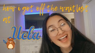 how i got off the ucla waitlist! my dream school :,) + my reaction LOL
