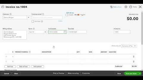 Student Tutorials Chapter 3: Create an Invoice
