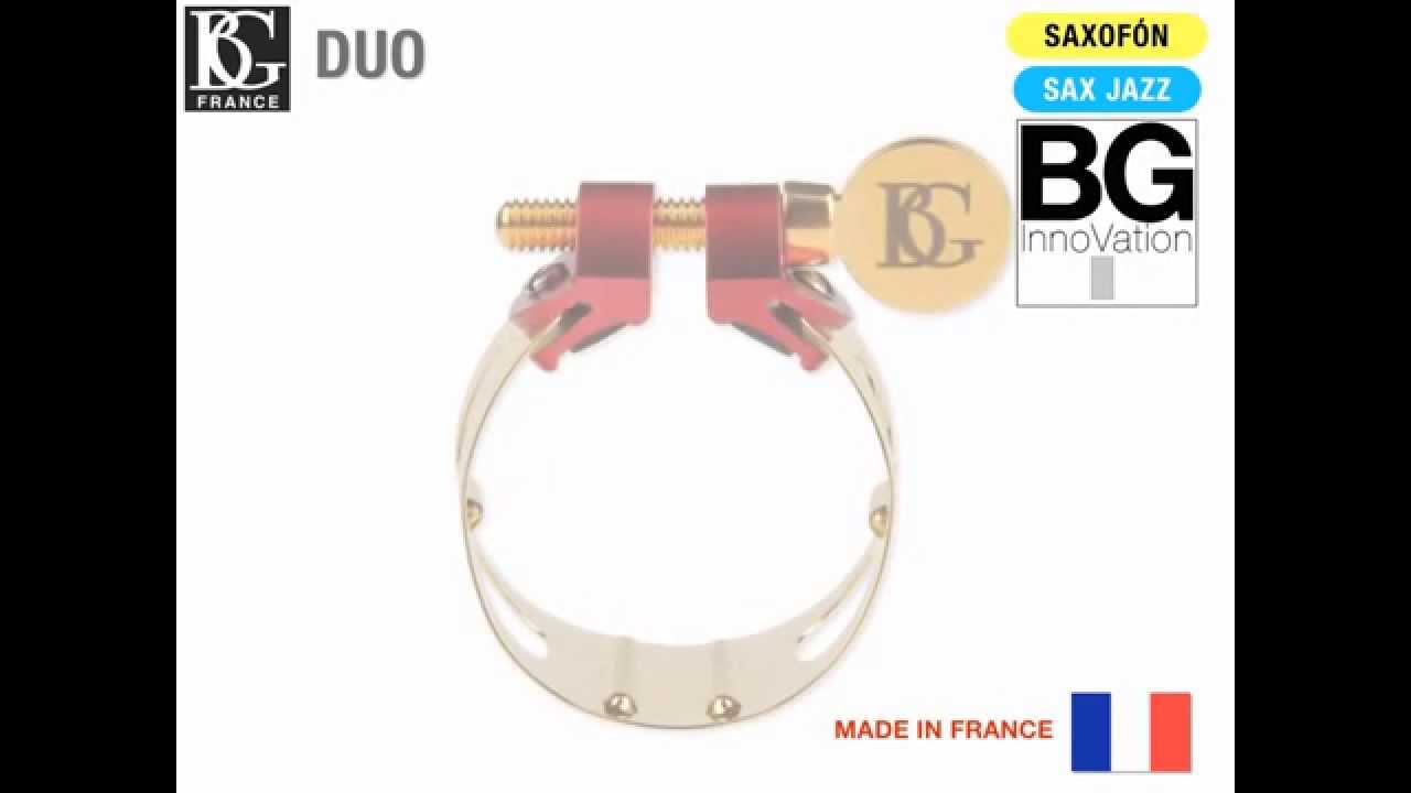 BG  FRANCE ABRAZADERAS METÁLICAS PARA SAXOFÓN