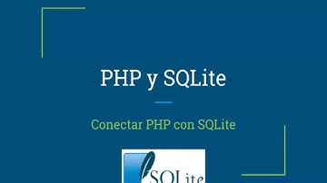 Conectar una base de datos SQLite a PHP