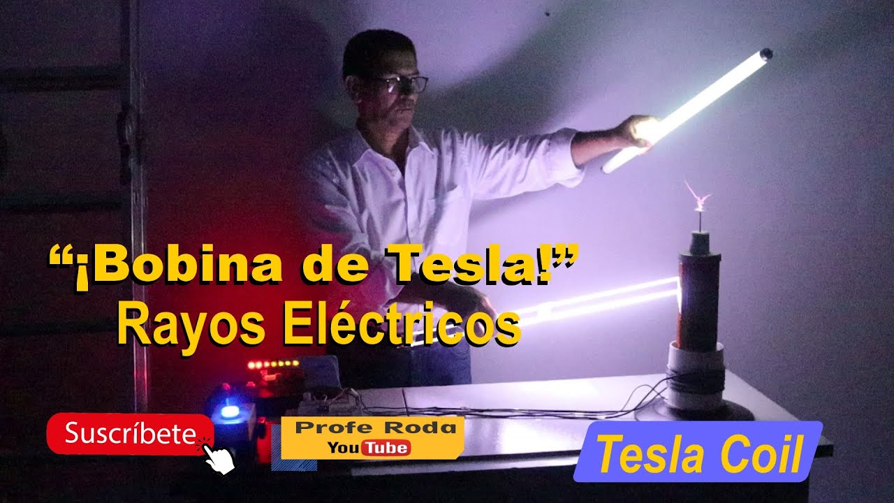Cómo Hacer una Bobina de Tesla que Lanza Rayos ⚡(paso a paso) - YouTube