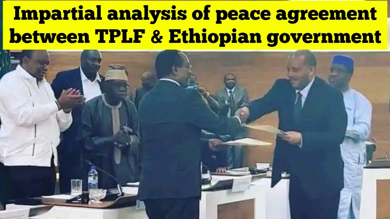 Tplf Split Impartial analysis of peace agreement between Ethiopian government ...