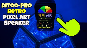 Divoom Ditoo-Pro Retro Pixel Art Speaker Tested 🟡 Gadgetify #ditoopro #christmasgifting