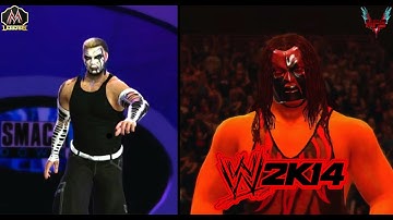 Jeff Hardy SVR 2010 Model vs Masked Kane DLC SVR 2009 Model Ported to WWE 2K14 by ERI619