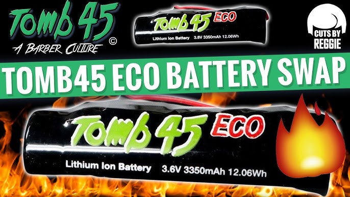 Tomb45 Eco Battery Upgrade For WAHL Cordless Clippers with a Free Tran