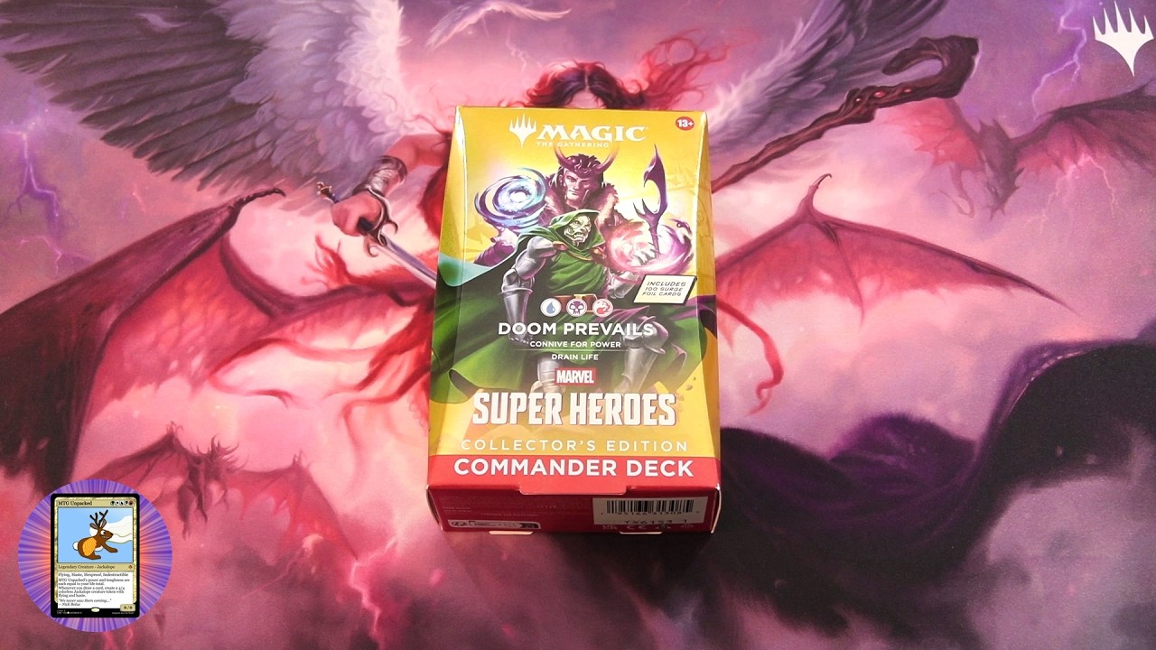mtg 統率者 collectors edition doom prevails MTG Marvel Super Heroes Commander Deck: Doom Prevails Collectors