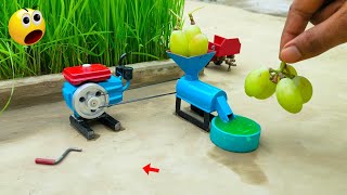 Diy Tractor Making Mini Gs Juice Machine Science Project Diy Mini Pertrol Pump