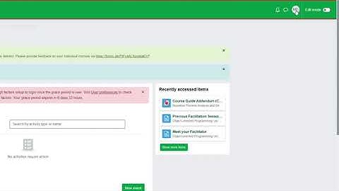 A guide on how to activate the multi-factor Authentication via Elearn.nou.edu.ng