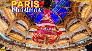 Paris, France 🇫🇷 – 27 November 2025 🎄 | Early Christmas Evening Walk | 4K HDR