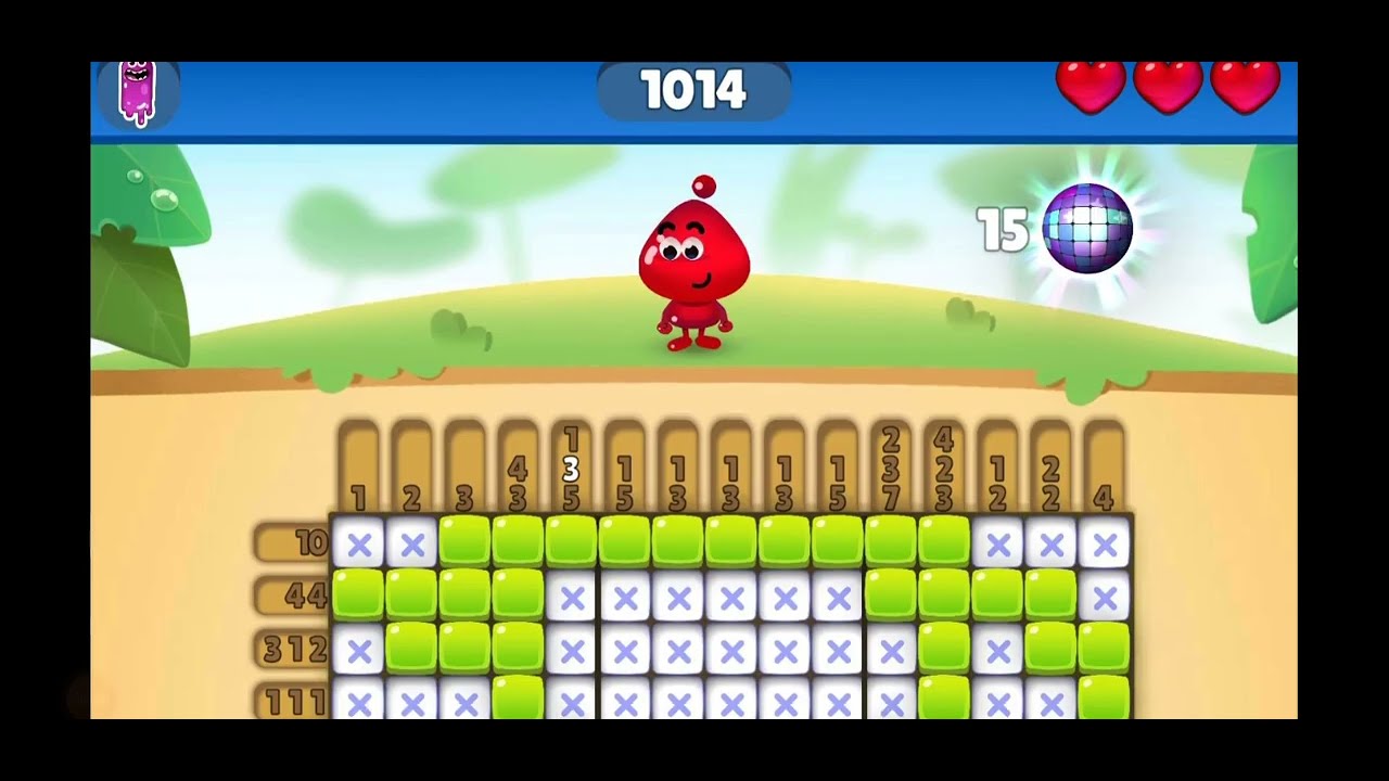 Nono Crossing Level 1014 Picture Nonogram - YouTube