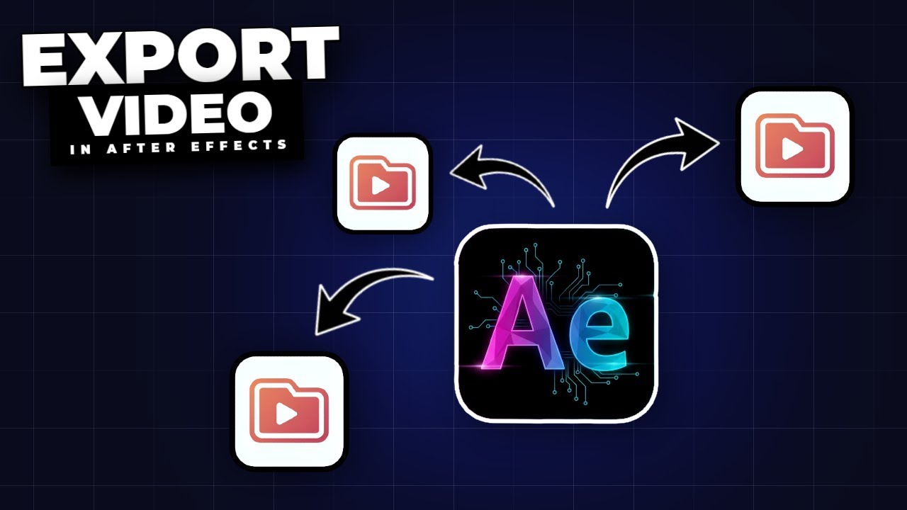 How To EXPORT VIDEOS In After Effects - YouTube