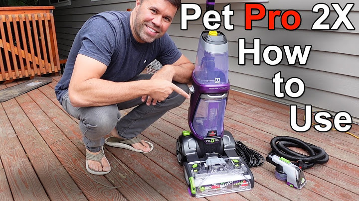 User guide for bissell proheat 2x revolution pet pro