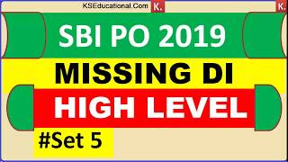 Advance Level  Missing DI Based on Time and Work for SBI PO 2019 - SET 5