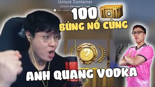 (CSGO): Lần đầu mở hòm làm 100 KEY bùng nổ cùng anh Quang Vodka và cái kết.