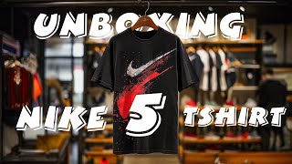 unboxing 5 different nike T-shirts