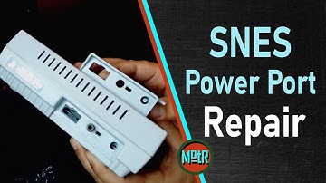 Super Nintendo (SNES) Power Port Repair - Revive That Old System!