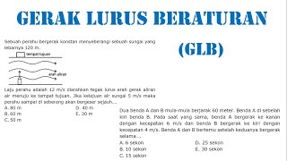 Pembahasan Soal Gerak Lurus | Materi Gerak Lurus Beraturan (GLB) - part 1 (Fisika Kelas 10)