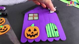 👻✂[TUTO] La maison hantée d'Halloween - Une vidéo by Tête à modeler