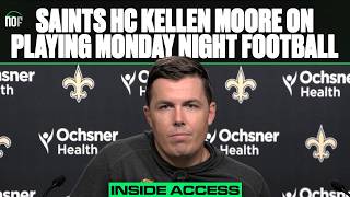 Saints HC Kellen Moore rules three players OUT for Week 4, talks Monday Night Football vs Atlanta