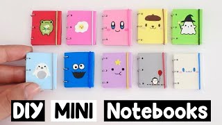 10 DIY MINI NOTEBOOKS - Easy & Cute Paper Craft Idea!