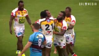 PNG HUNTERS v CQ CAPRAS ISC R17 2017
