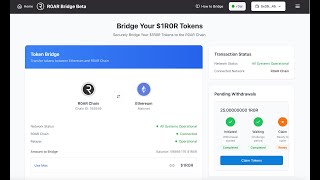 R0AR Bridge Tutorial 1 (Bridging to R0AR Chain)