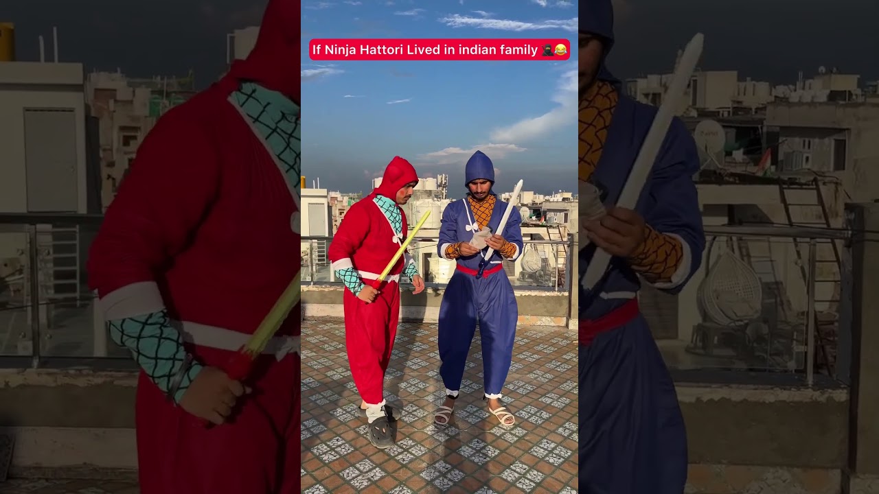 If Ninja Hattori Lived in Indian family🥷😂 | Chimkandi