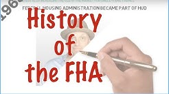 History of the FHA 