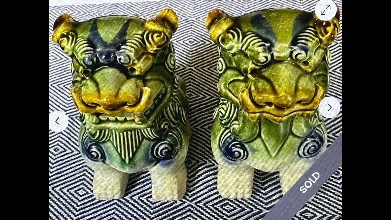 Curios No.1 A Pair of Chinese Foo Dogs - My Purchase, its Origins & Value 