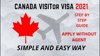 How To Fill Canada Visitor Visa Online Form 2021 I New IRCC Portal ExplainedSimple and Fast Result