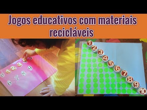 Materiais recicláveis viram jogos educativos em projeto escolar de